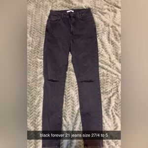 Black forever 21 jeans